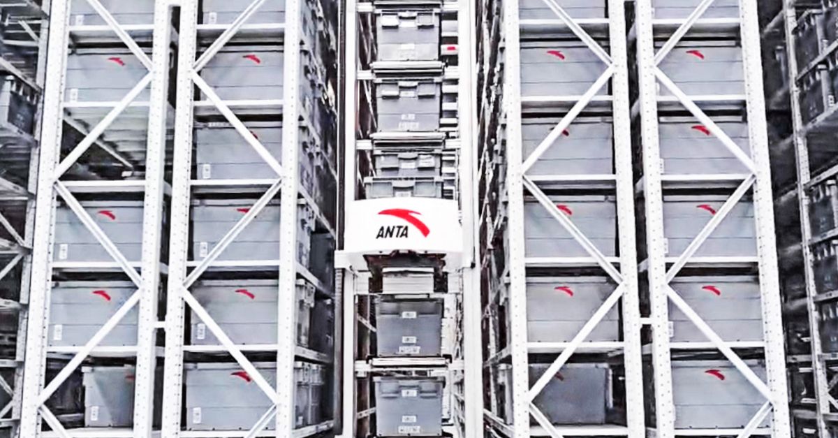 球速体育创新和安踏的联合仓库自动化项目